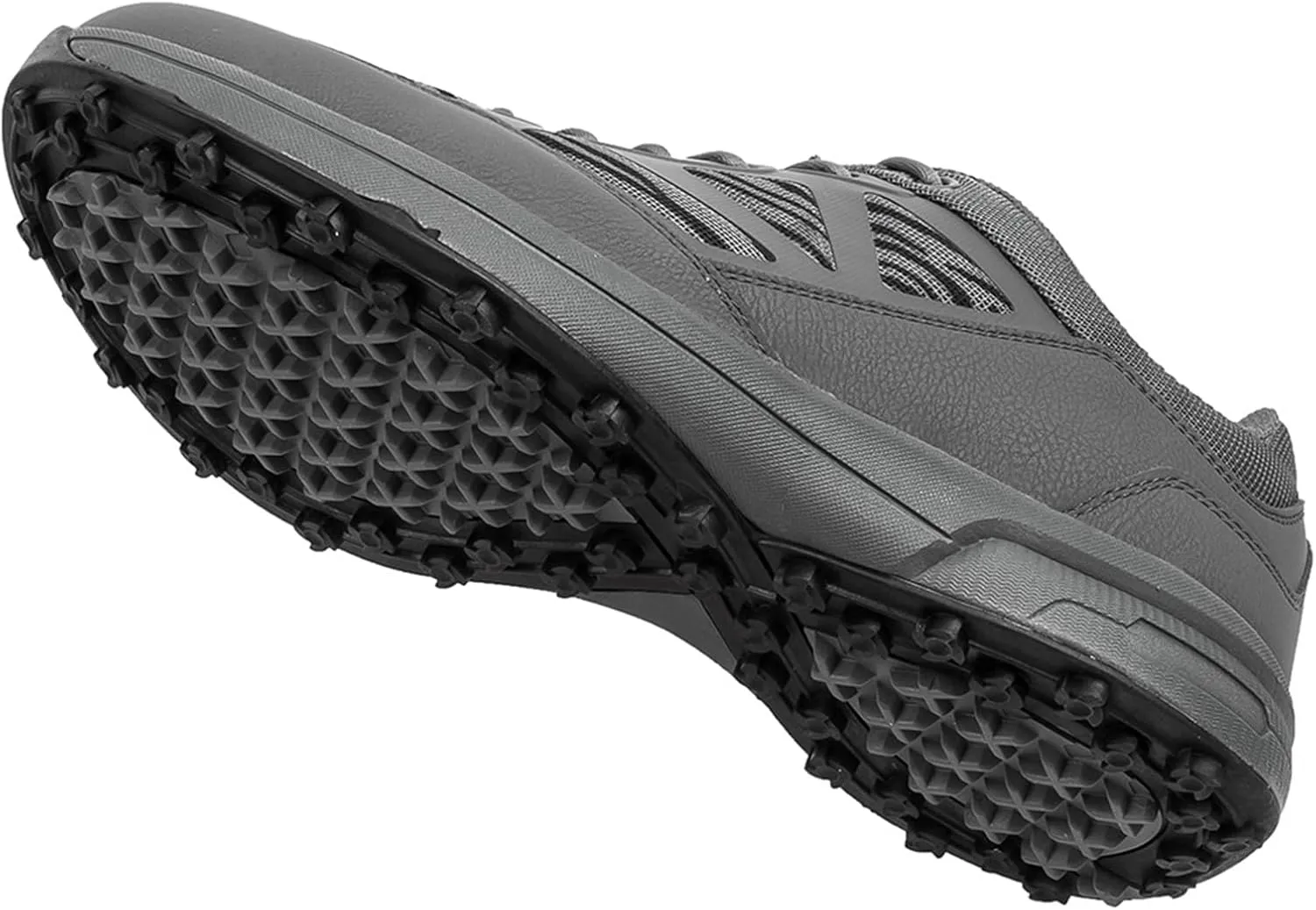 JiuQing Men Golf Shoes Breathable Spikeless Professional Golfing Trainers Outdoor Anti Slip