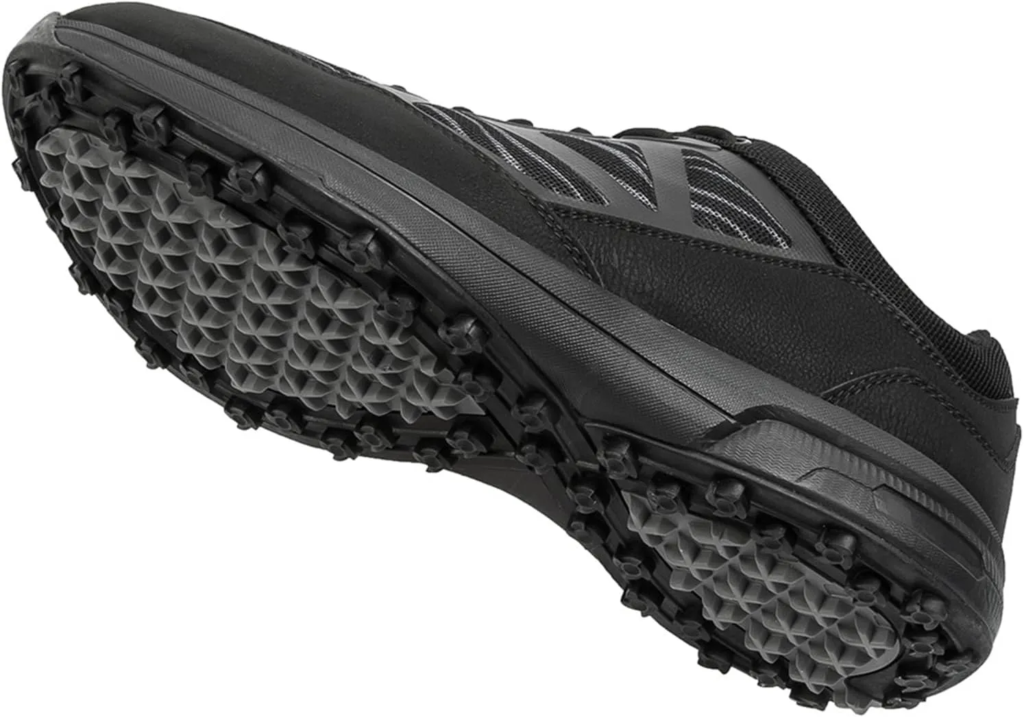 JiuQing Men Golf Shoes Breathable Spikeless Professional Golfing Trainers Outdoor Anti Slip