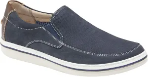 Johnston & Murphy Mens Bowling Moc Venetian Shoe | Ultra-Lightweight Cushioning | Soft Nubuck