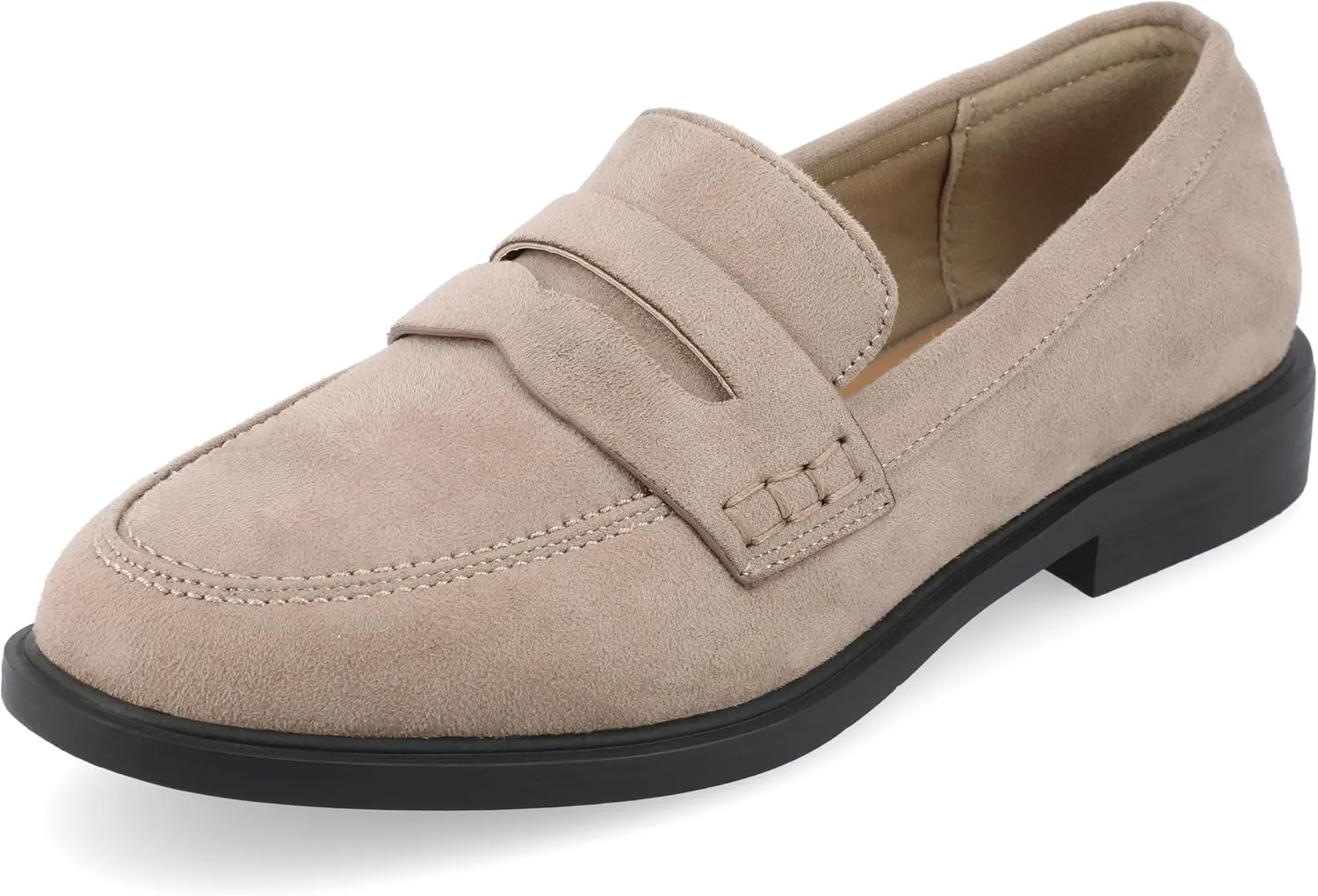 Journee Collection Womens Padded Insole Loafers