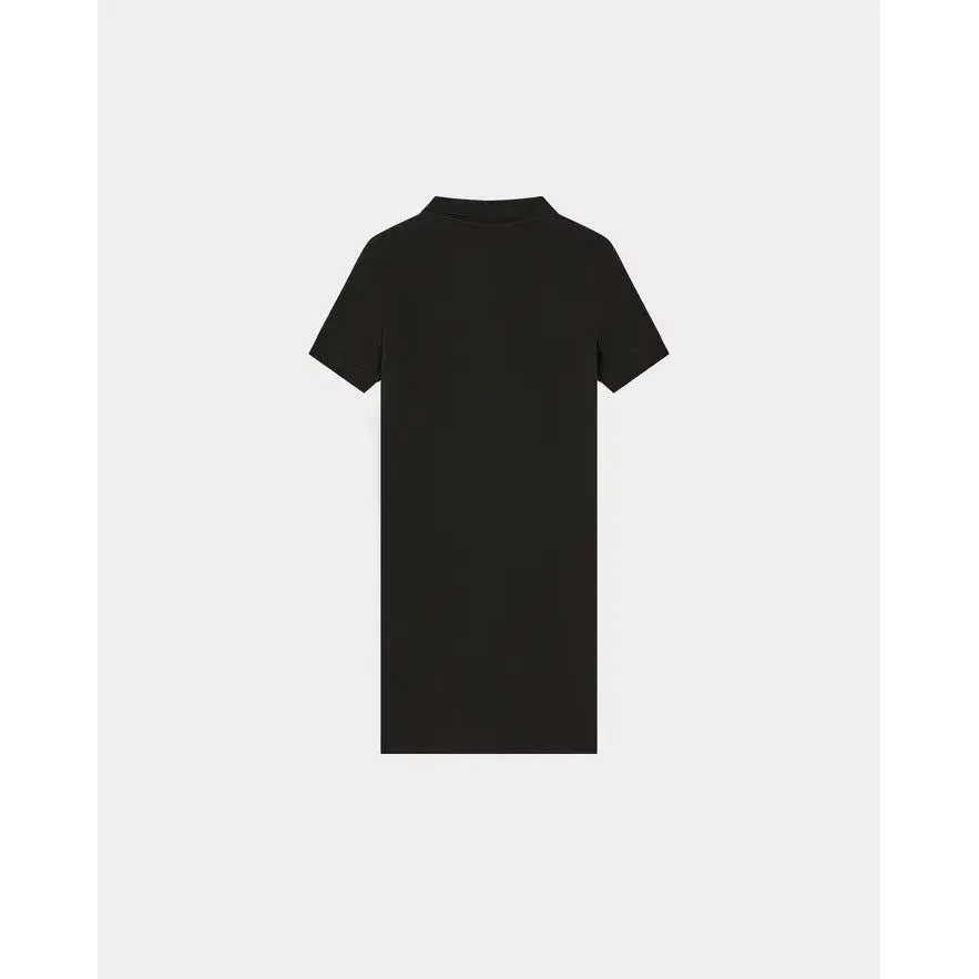 KENZO 'BOKE FLOWER CREST' EMBROIDERED POLO DRESS