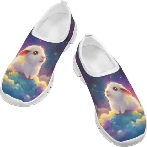 Kids Cute Shoes Colorful Clouds Slip On Shoes for Girls Size 11-2.5