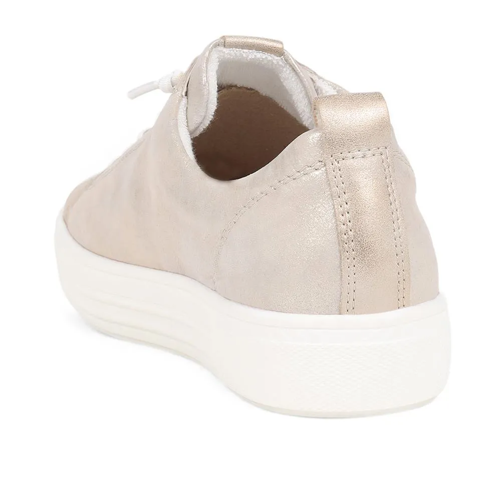Lace-Up Leather Trainers  - DRS39501 / 324 815
