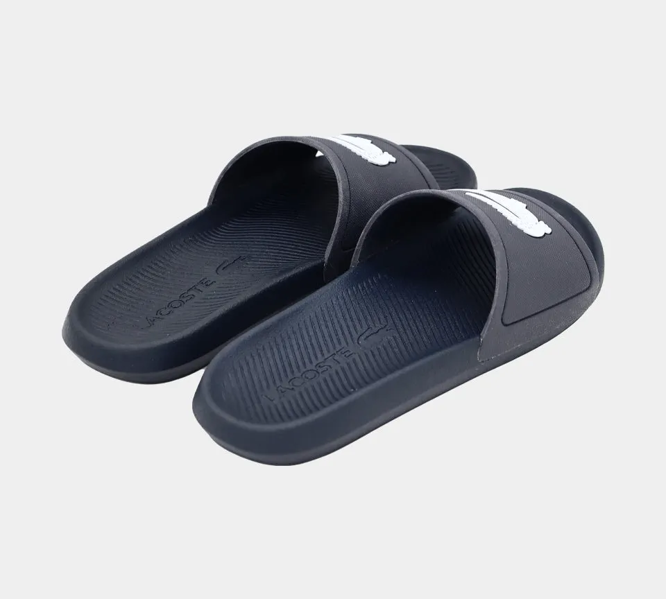Lacoste Croco Slides 7-37CMA0018092 Navy/White UK 7-11