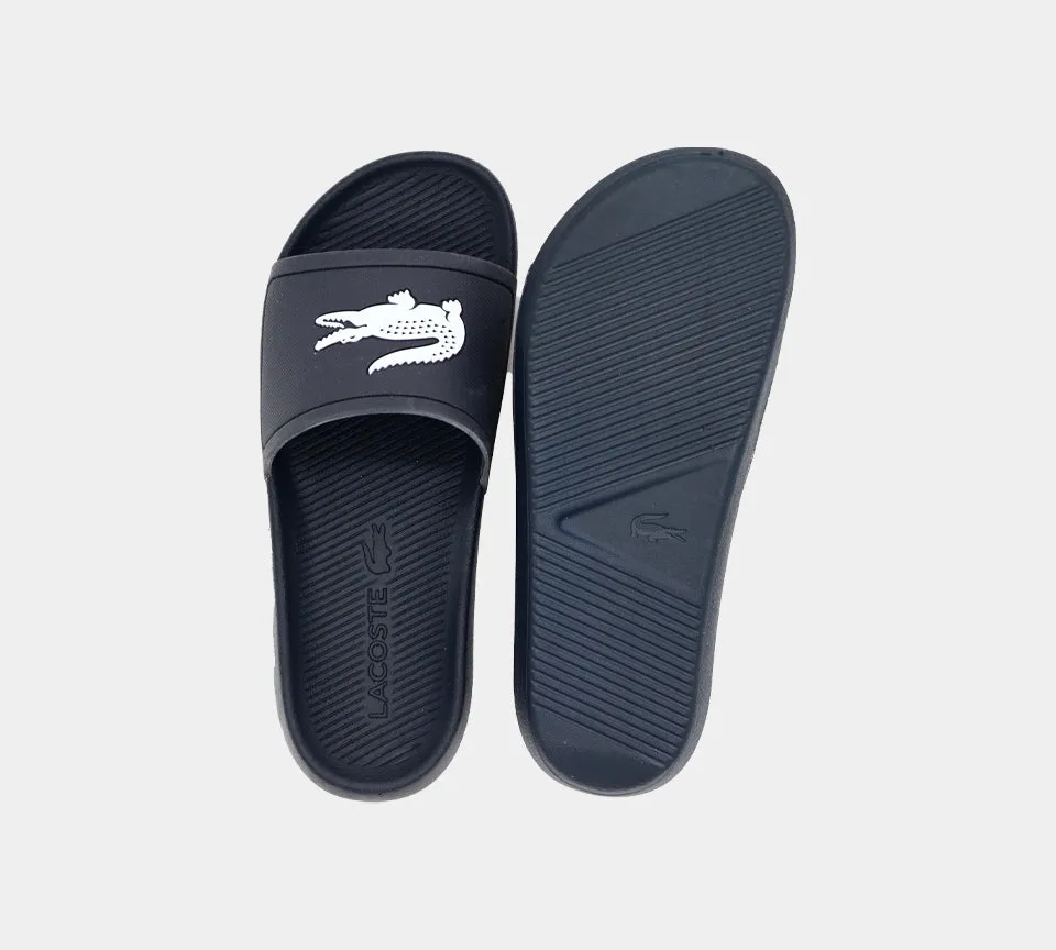 Lacoste Croco Slides 7-37CMA0018092 Navy/White UK 7-11