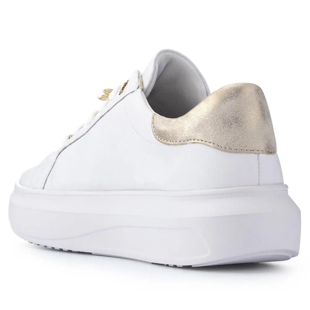 Leather Two-Tone Trainers - RKR41520 / 326 836