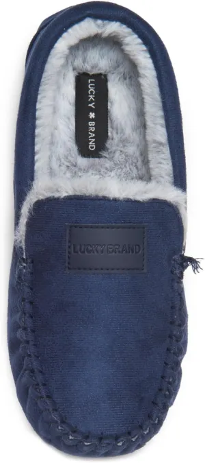 Lucky Brand Boy's Moccasin Slippers  Cozy and Stylish Indoor Footwear for Boys