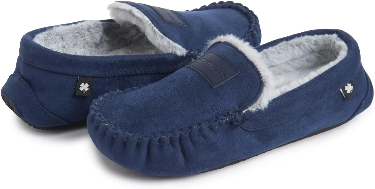 Lucky Brand Boy's Moccasin Slippers  Cozy and Stylish Indoor Footwear for Boys
