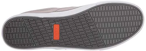 Lugz Men's Clipper Classic Slip-on Fashion Sneaker, Alloy/Charcoal/White, 9.5