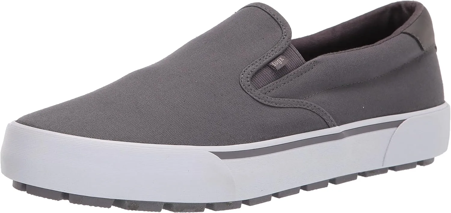Lugz Men's Delta Fashion Sneaker, Charcoal/White, 9 M US