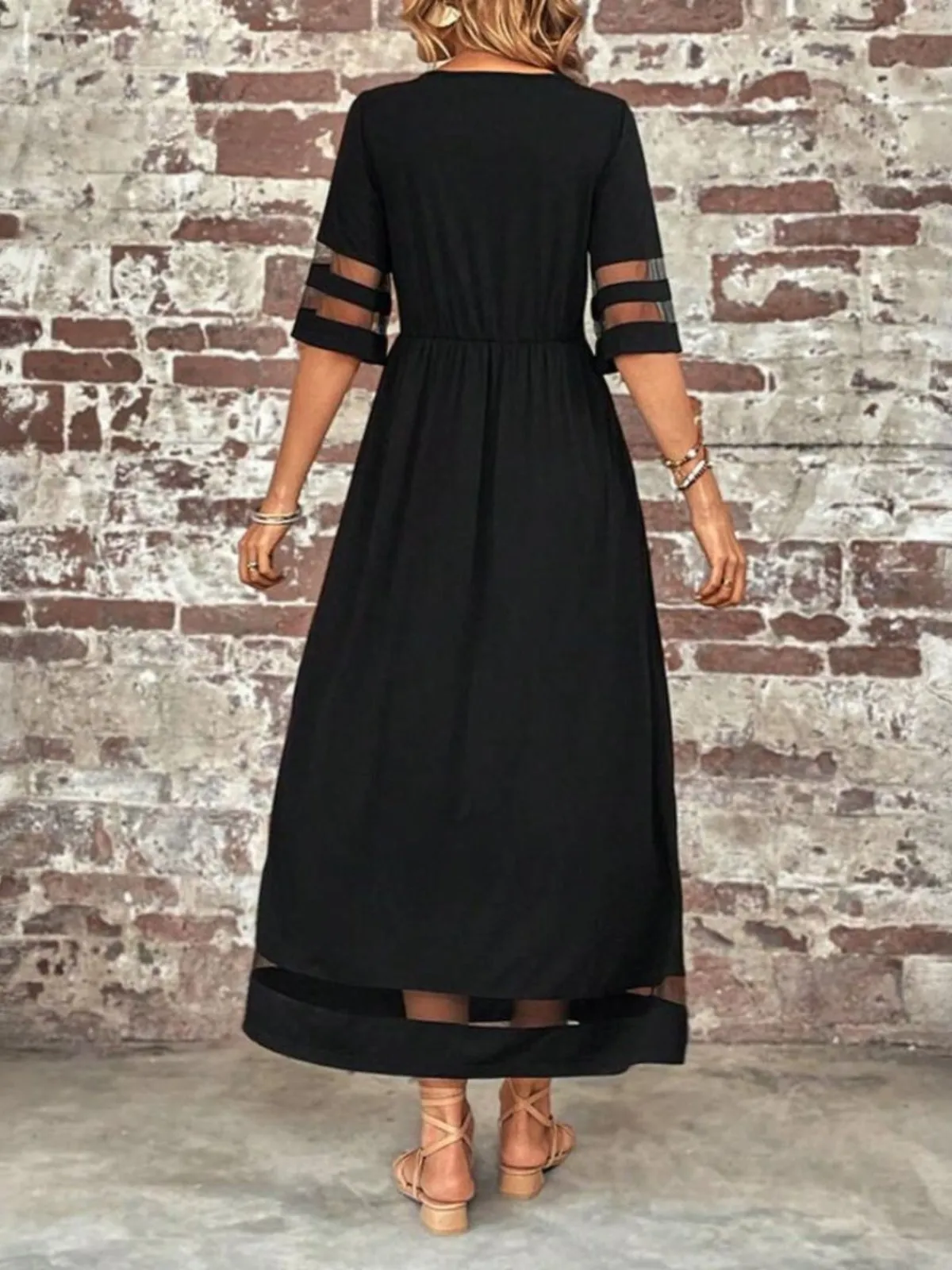 Lyra | Sheer Midi Dress