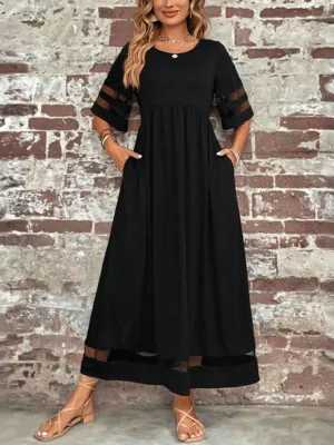 Lyra | Sheer Midi Dress