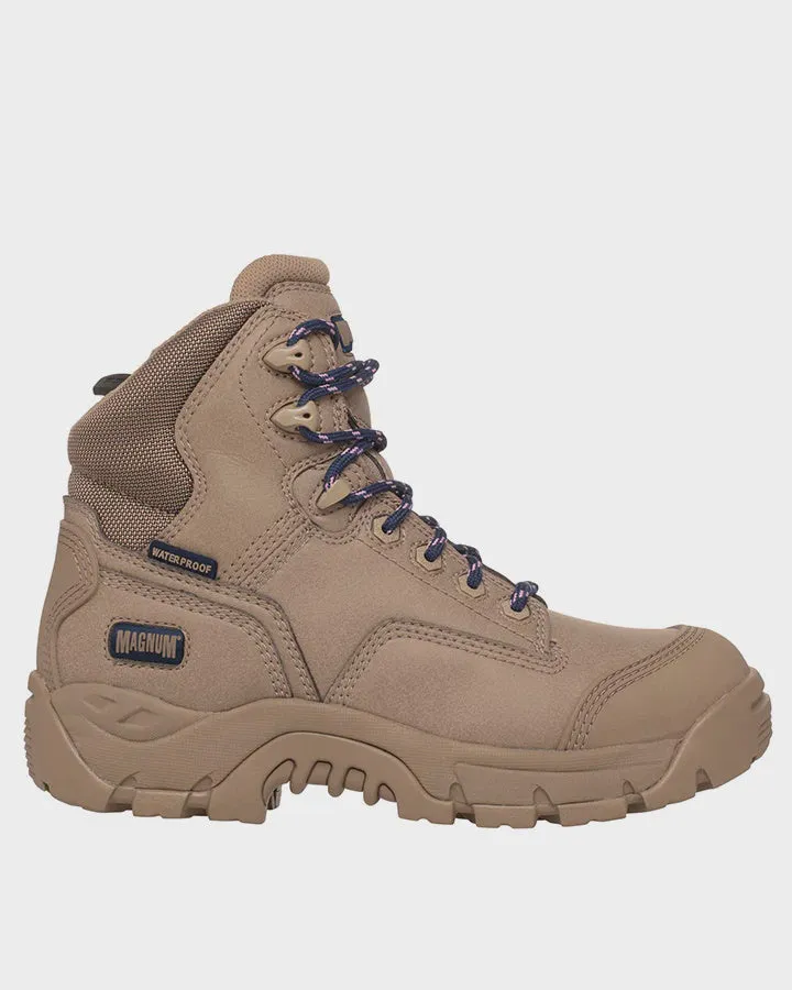 Magnum - MPW160 -Womens Precision Max  Zip Sided Safety Boot - Stone