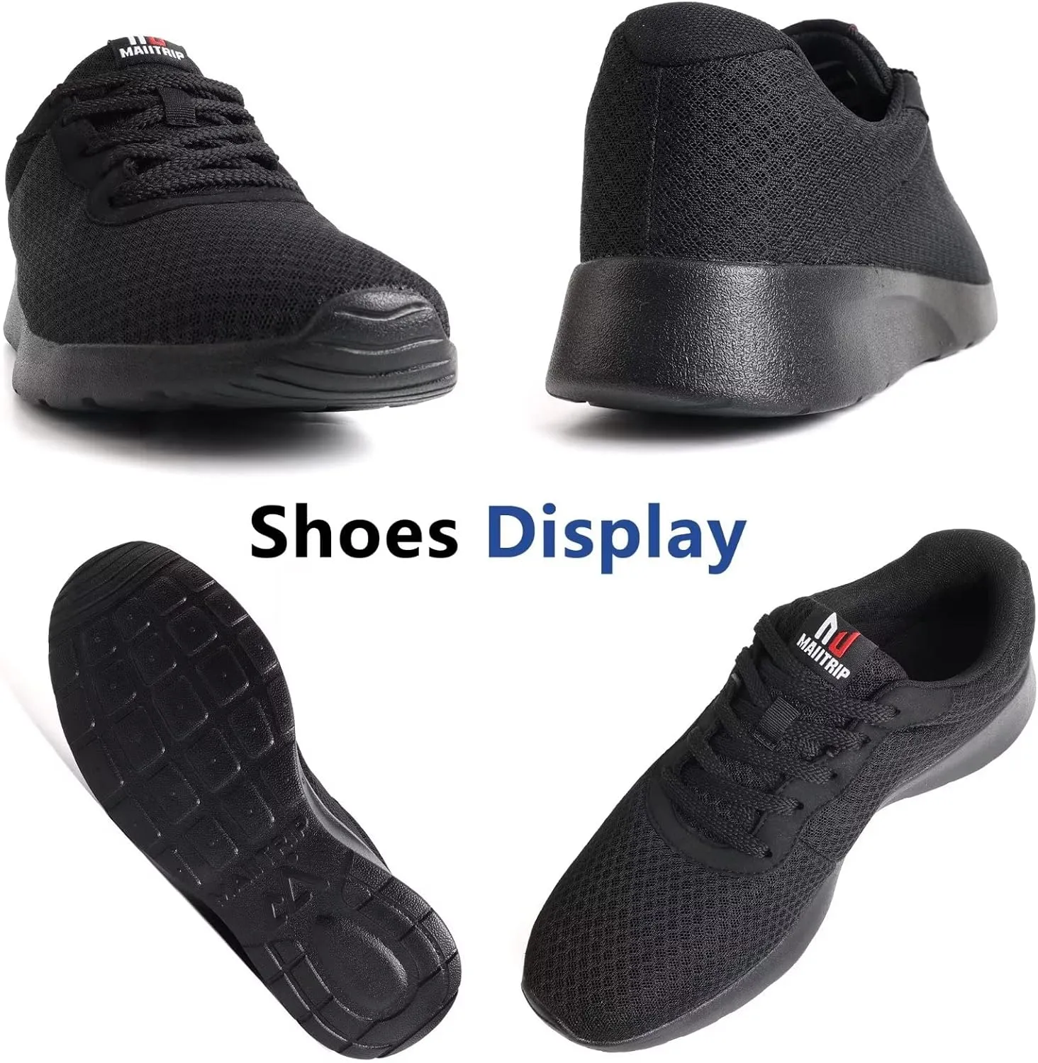 MAIITRIP Mens Walking Shoes,Ultra Lightweight Breathable Tennis Running Shoes Mesh Non-Slip Casual Comfortable Fashion Sneakers Work Gym Workout Athletic Sport Cuhioning Trainers