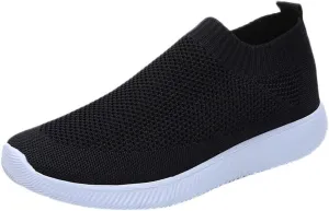 Men Slip on Casual Trainers Walking Shoes Comfortable Tennis Mesh Sneaker Breathable Slip-on Lightweight