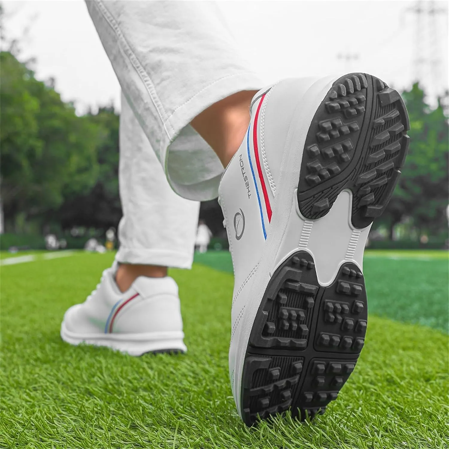 Men's Golf Shoes Professional Casual Workout Trainers Shoes Spikeless Golfers Training Sneakers