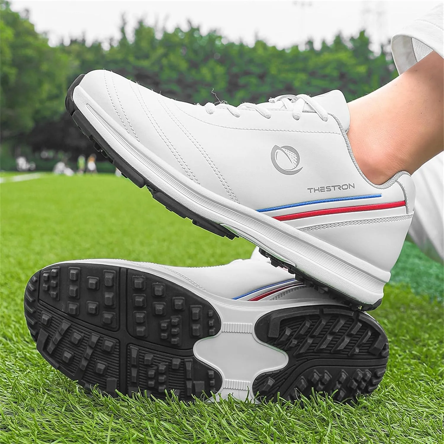 Men's Golf Shoes Professional Casual Workout Trainers Shoes Spikeless Golfers Training Sneakers