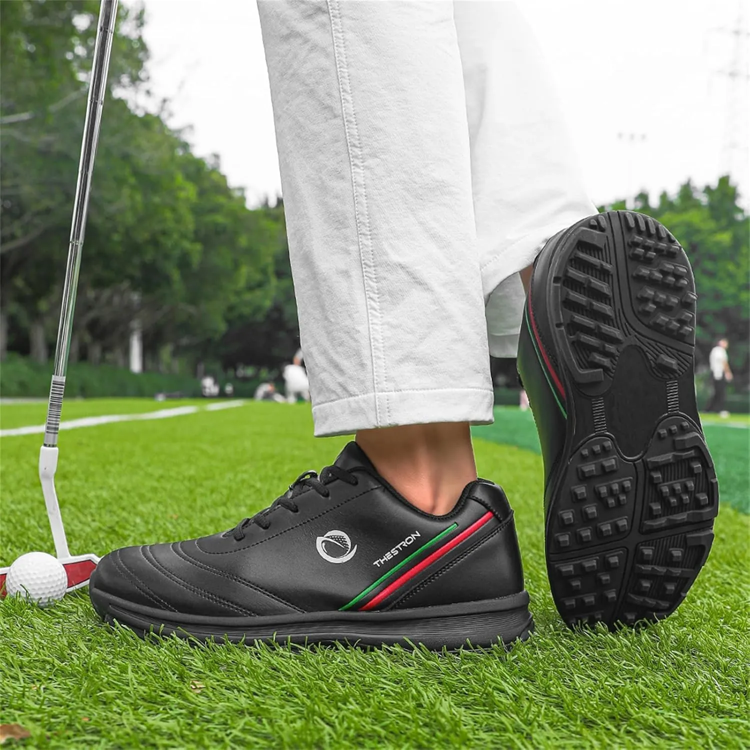 Men's Golf Shoes Professional Casual Workout Trainers Shoes Spikeless Golfers Training Sneakers