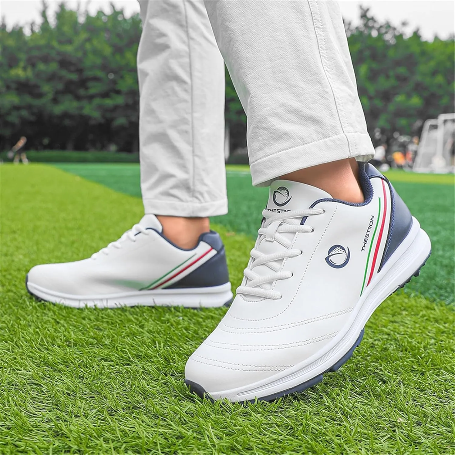 Men's Golf Shoes Professional Casual Workout Trainers Shoes Spikeless Golfers Training Sneakers