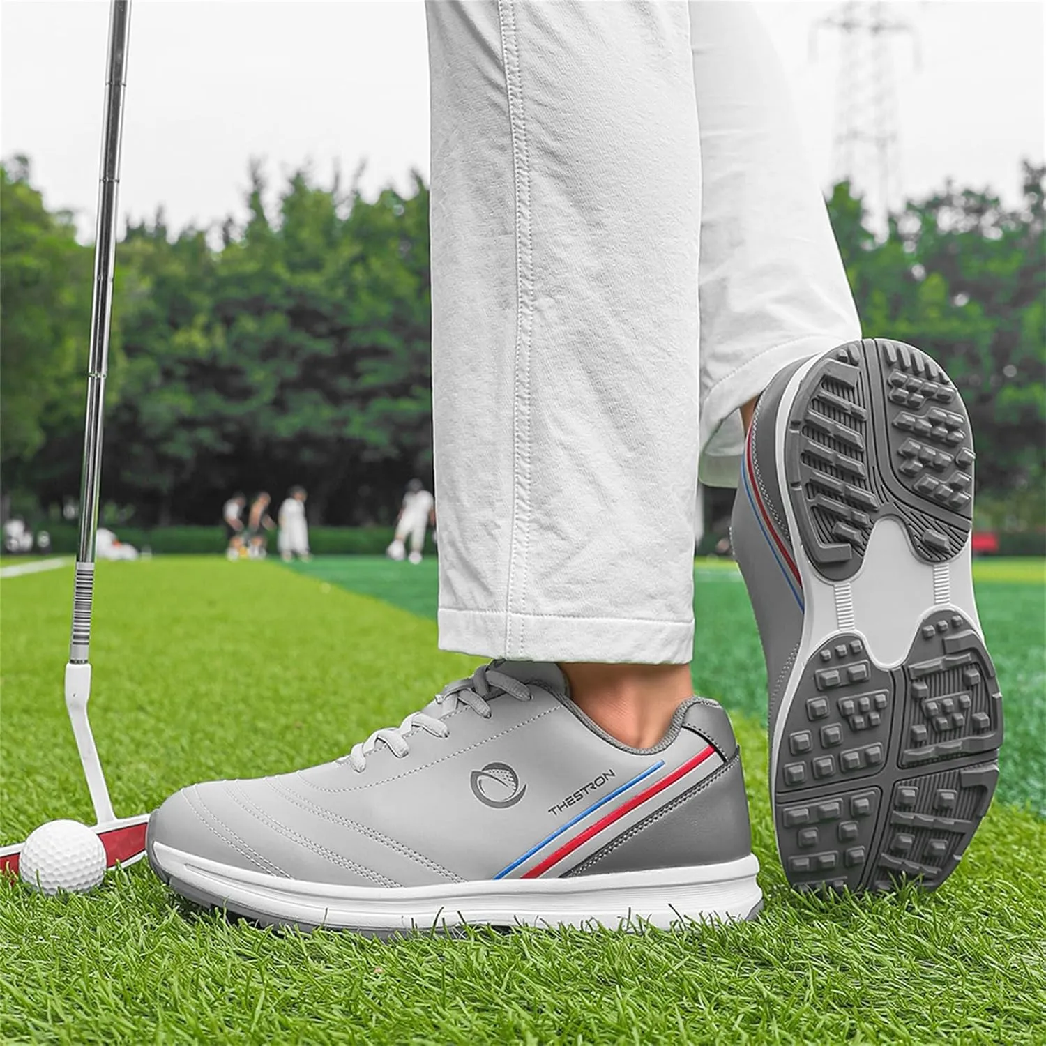 Men's Golf Shoes Professional Casual Workout Trainers Shoes Spikeless Golfers Training Sneakers