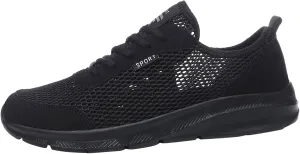 Men's Slip on Walking Shoes Tennis Running Sneakers Lightweight Breathable Casual Soft Sole Comfort Work Gym Trainers