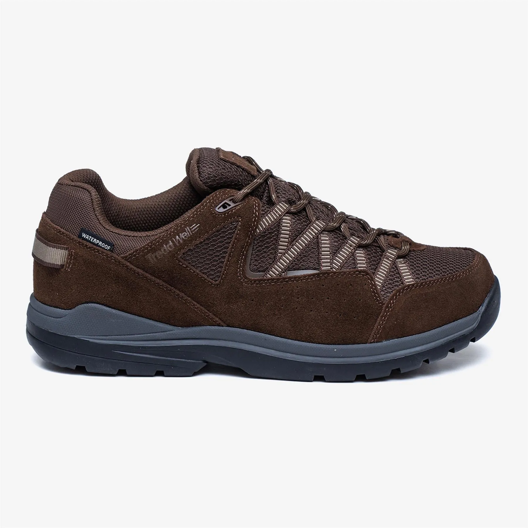 Men's Wide Fit Tredd Well Quest Hiking Waterproof Trainers