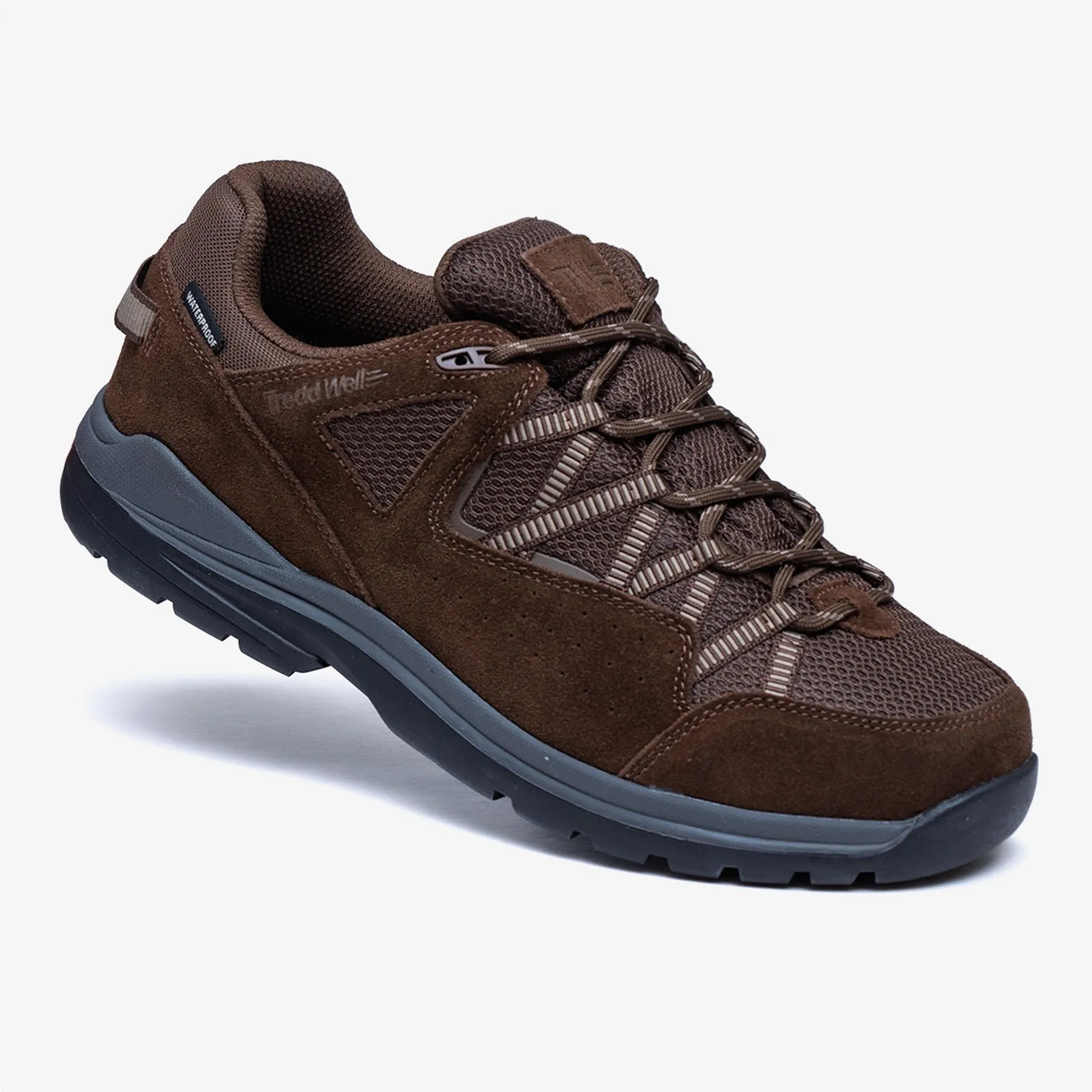 Men's Wide Fit Tredd Well Quest Hiking Waterproof Trainers