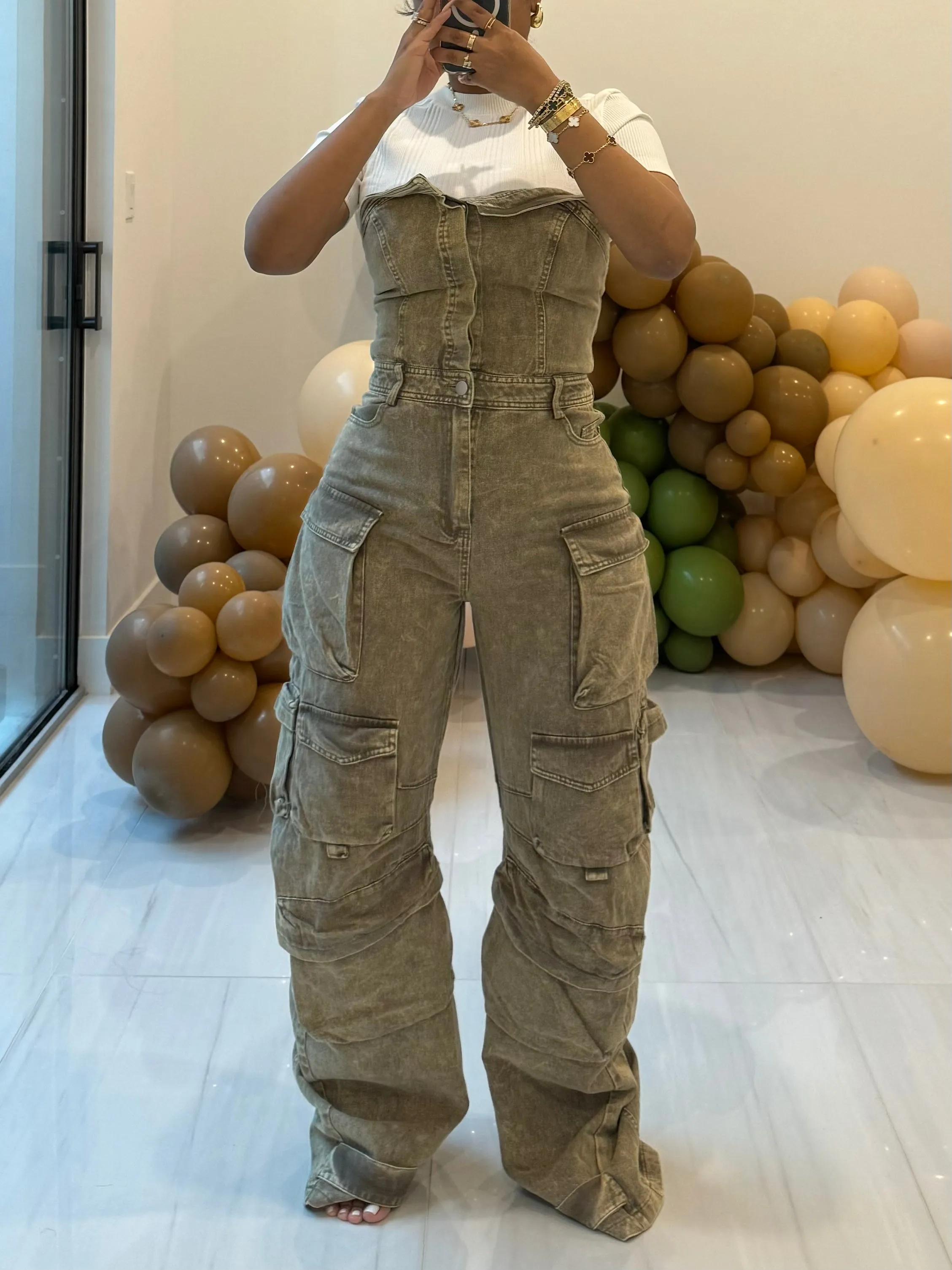 MM CARGO JUMPSUIT RESTOCKED