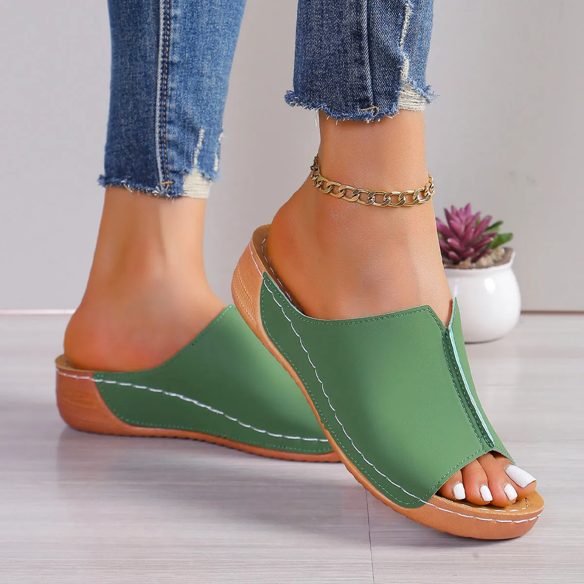 Nalani Wedge Sandals | Multiple Colors