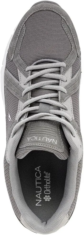 Nautica Mens Running Sneakers Sport Fashion Lace-Up Athletic Soft Shoes for Gym Tennis Men  Cushioned, Breathable, Lightweight & Comfortable