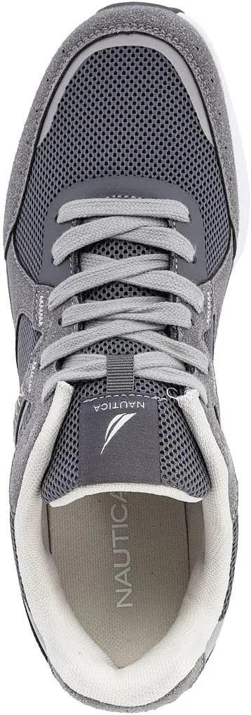 Nautica Mens Running Sneakers Sport Fashion Lace-Up Athletic Soft Shoes for Gym Tennis Men  Cushioned, Breathable, Lightweight & Comfortable