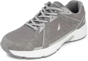 Nautica Mens Running Sneakers Sport Fashion Lace-Up Athletic Soft Shoes for Gym Tennis Men  Cushioned, Breathable, Lightweight & Comfortable