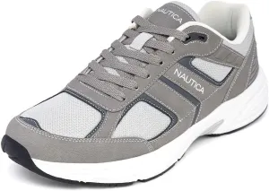 Nautica Mens Running Sneakers Sport Fashion Lace-Up Athletic Soft Shoes for Gym Tennis Men  Cushioned, Breathable, Lightweight & Comfortable