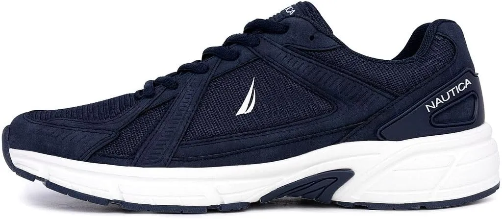 Nautica Mens Running Sneakers Sport Fashion Lace-Up Athletic Soft Shoes for Gym Tennis Men  Cushioned, Breathable, Lightweight & Comfortable