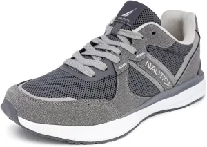 Nautica Mens Running Sneakers Sport Fashion Lace-Up Athletic Soft Shoes for Gym Tennis Men  Cushioned, Breathable, Lightweight & Comfortable