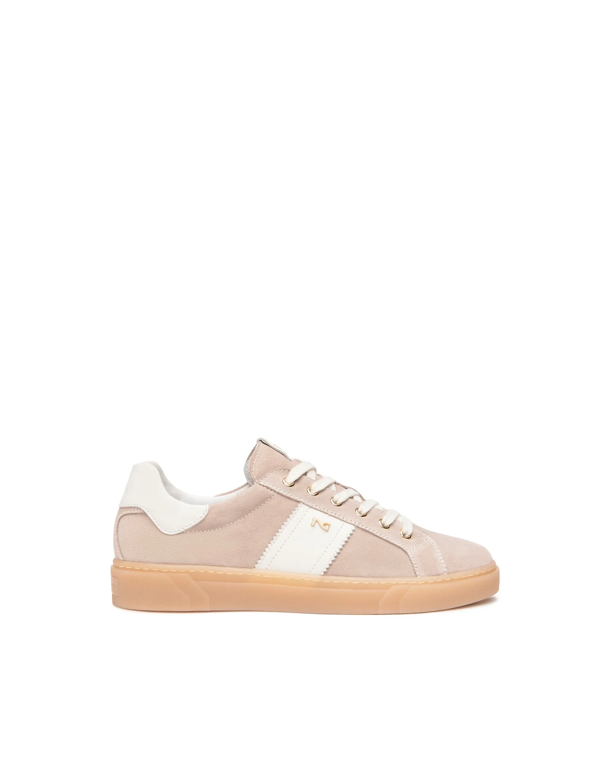 NeroGiardini Beige Suede Trainers