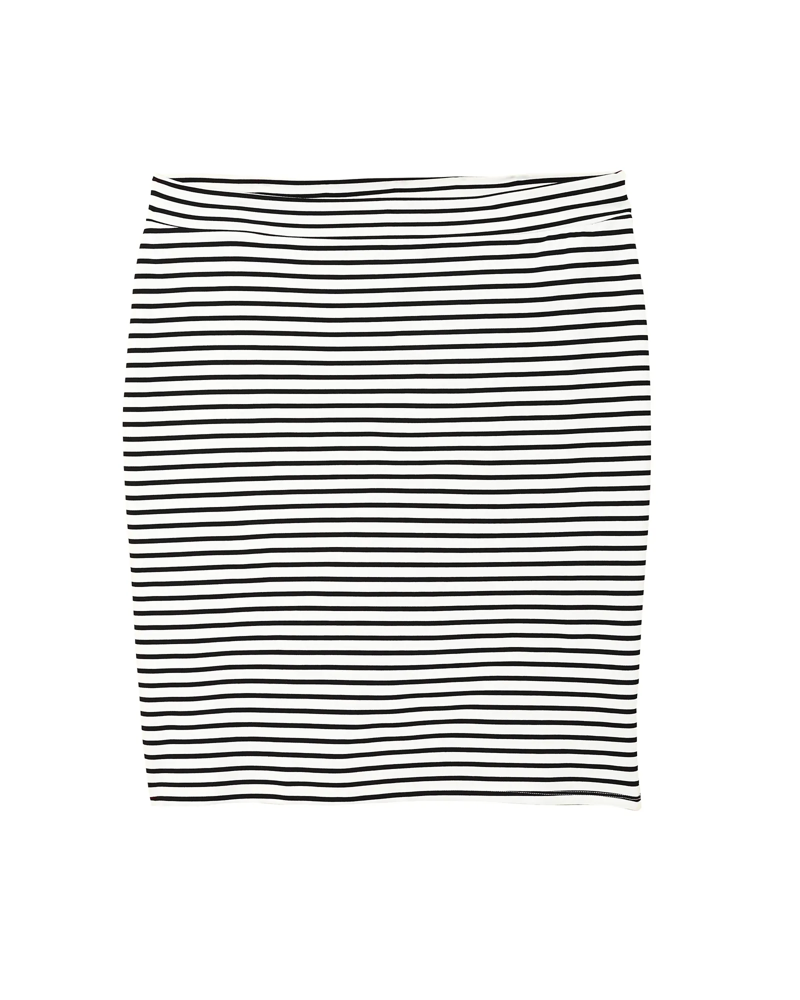 Nile Printed Knit Pencil Skirt | Ivory / Black
