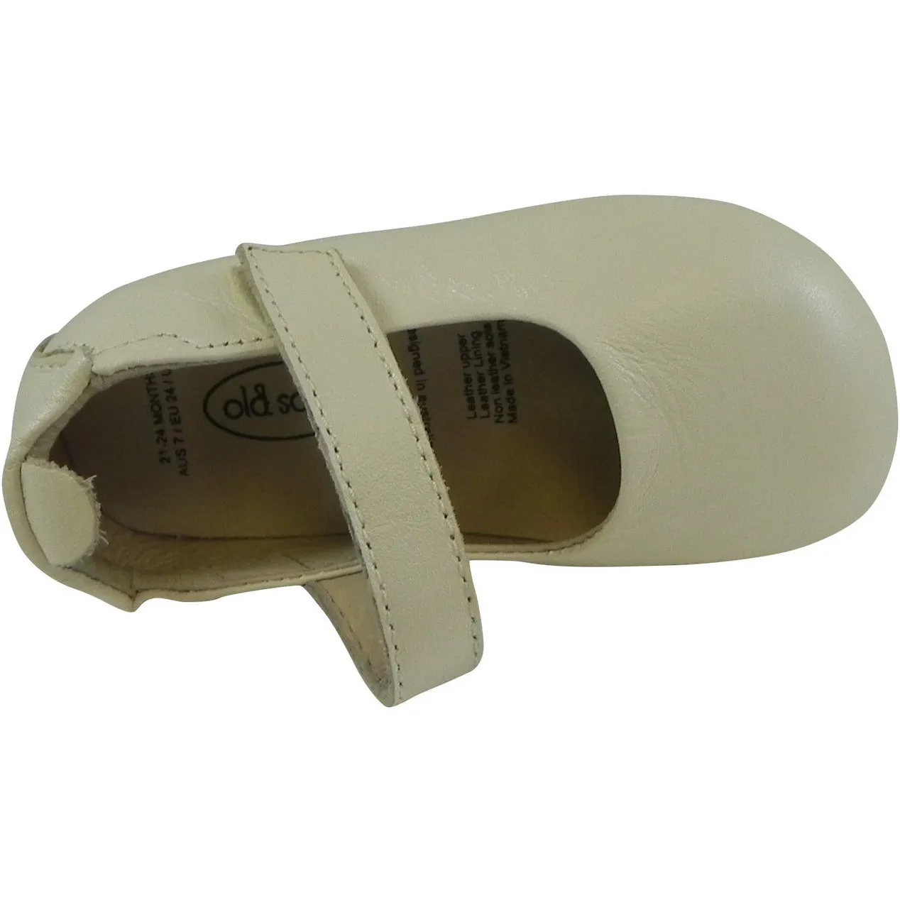 Old Soles Girl's 022 Pearl Metallic Leather Gabrielle Mary Jane
