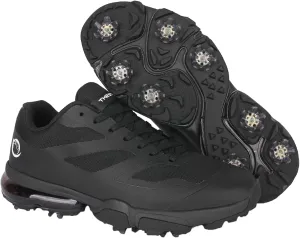 ONAIC Waterproof Golf Shoes Men Wide Spiked Golf Training Non-Slip Lace-Up Walking Footwears