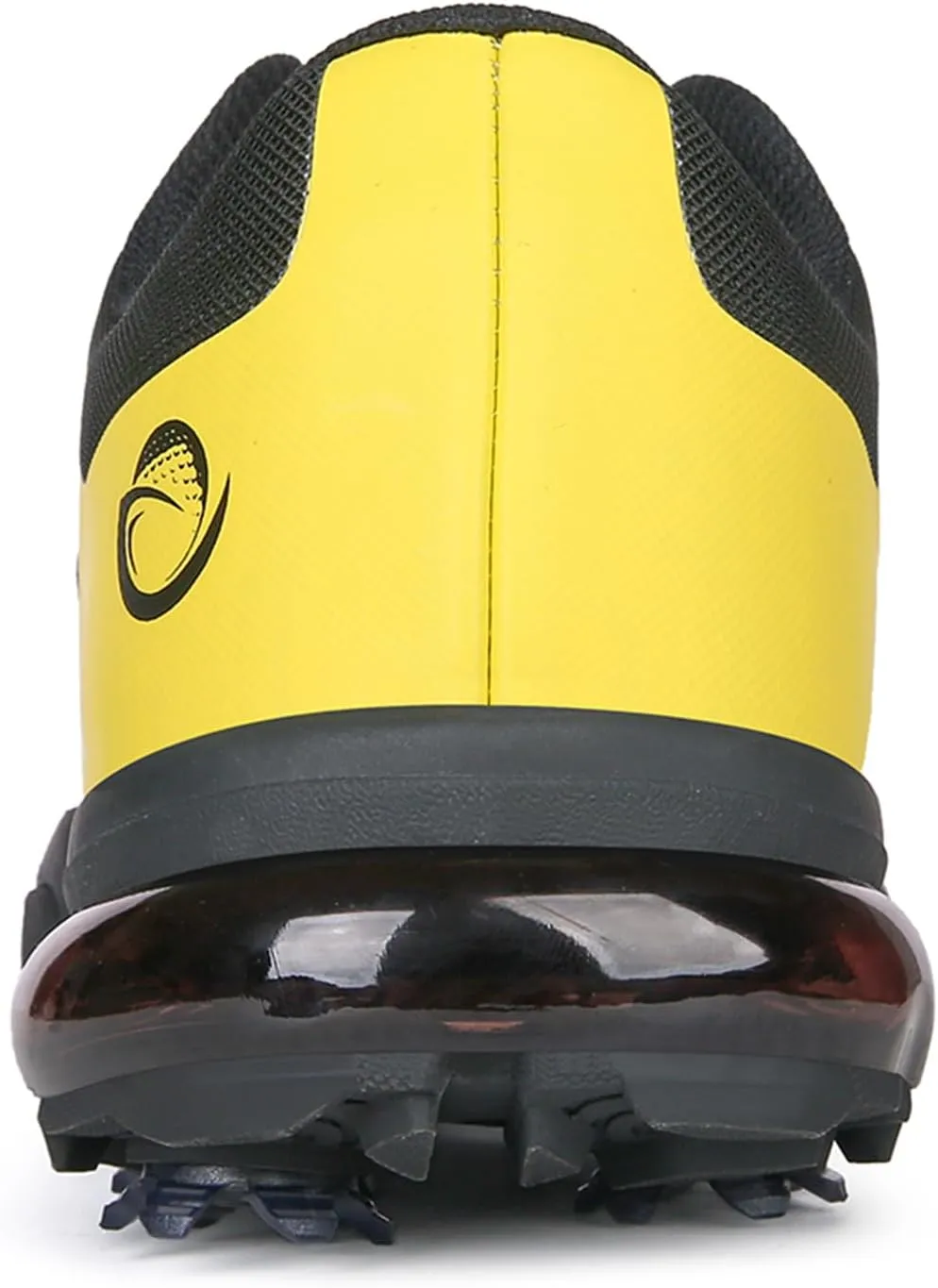 ONAIC Waterproof Golf Shoes Men Wide Spiked Golf Training Non-Slip Lace-Up Walking Footwears