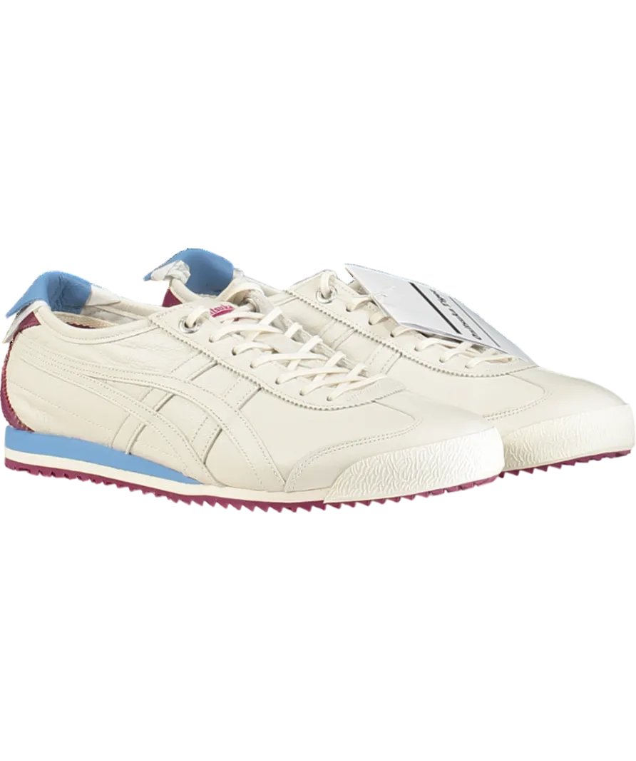 Onitsuka Tiger Mexico 66 Sd Unisex Cream Leather Trainers UK 4 EU 37.5 