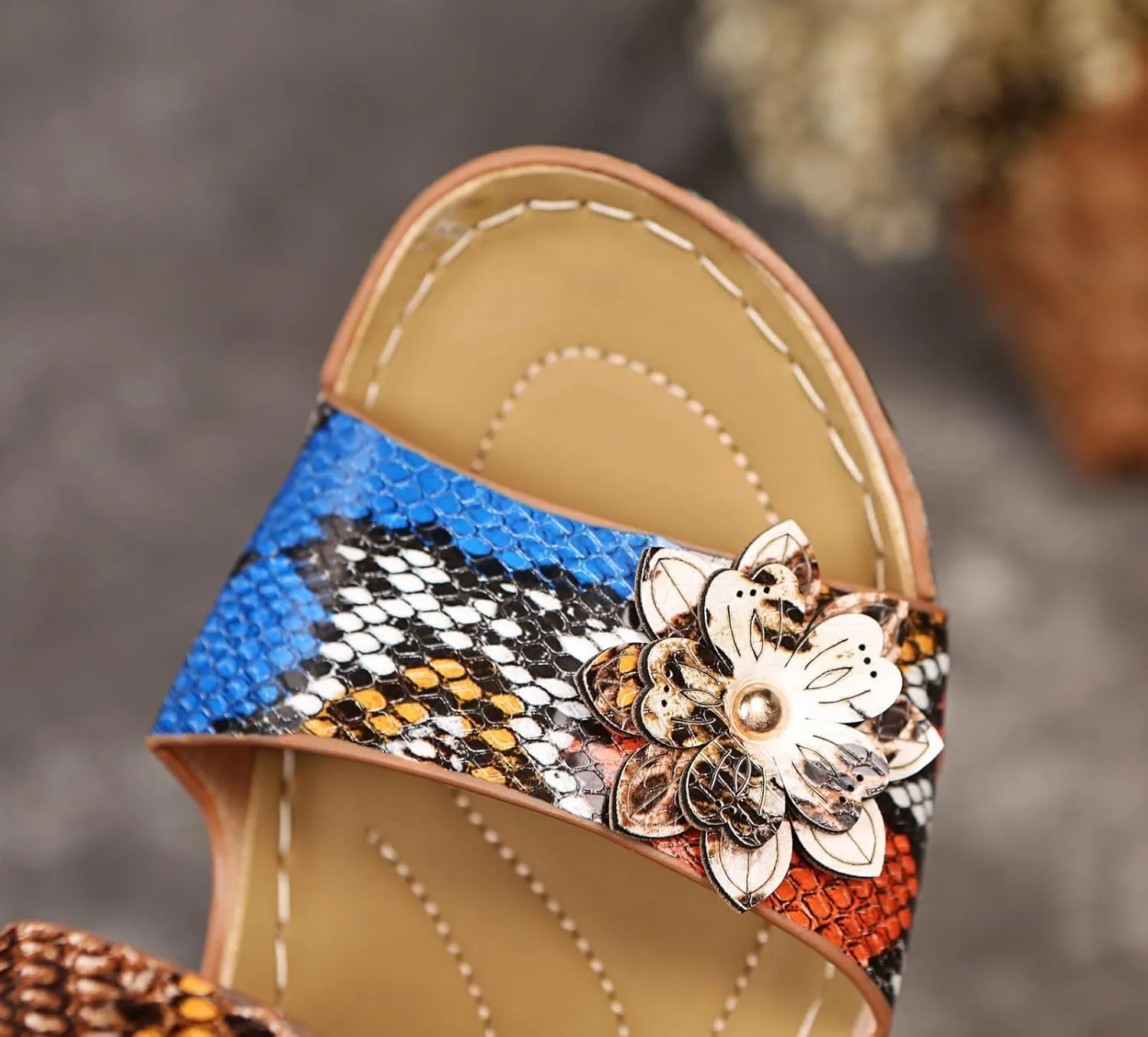 Orthopedic Sandals for Women Platform Wedge Arch Support Flat Slipper Open Toe Comfort Casual Beach Walking Heels Shoes