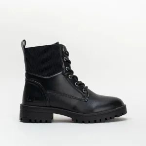 Pierre Cardin Women Lace Up With Elastic Boot _ 147593