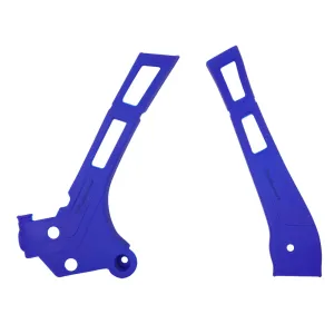 Polisport Blue Frame Guards Protectors For Yamaha YZ 125 2005-2019