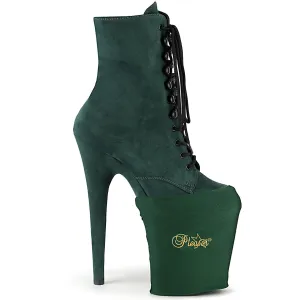 PSP-EMGNLYR Pleasers Pole Shoe Protectors Emerald Green Lycra
