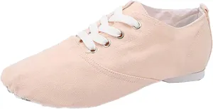 PU Leather Jazz Shoe Slip On Dance Shoes Soft Soled Ballet Training for Girls Boys (Toddler/Little Kid/Big Kid)