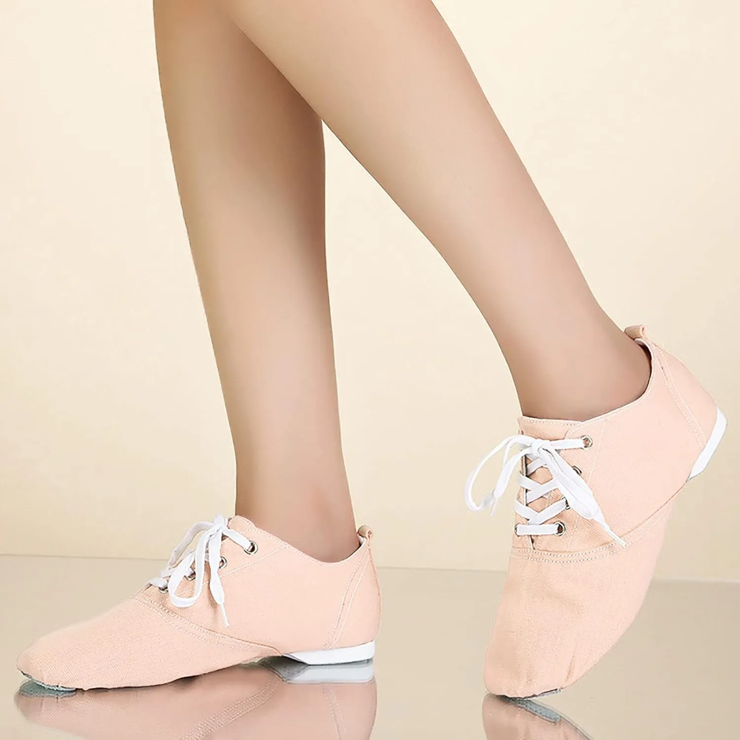 PU Leather Jazz Shoe Slip On Dance Shoes Soft Soled Ballet Training for Girls Boys (Toddler/Little Kid/Big Kid)