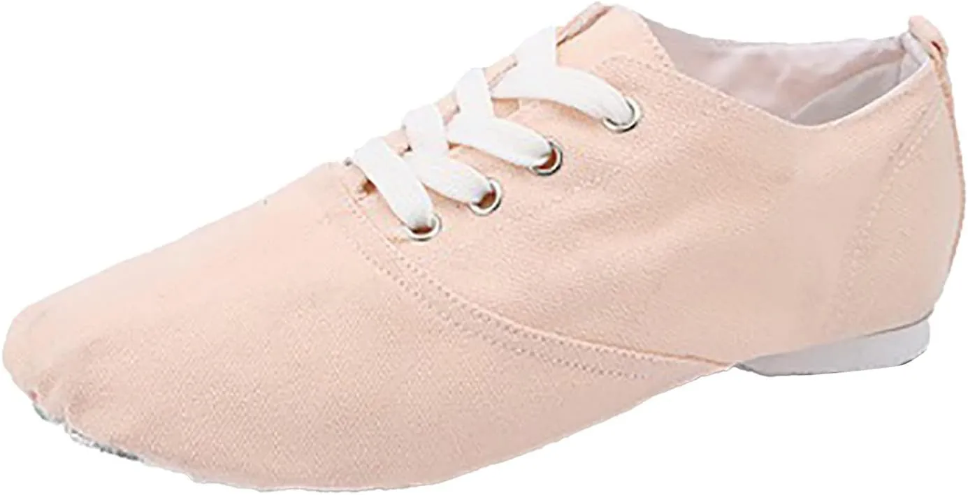 PU Leather Jazz Shoe Slip On Dance Shoes Soft Soled Ballet Training for Girls Boys (Toddler/Little Kid/Big Kid)