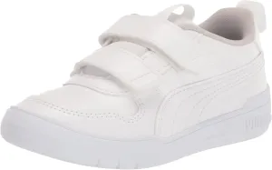 Puma Kids Multiflex Hook & Loop Sneaker, White White, 4 US Unisex Toddler