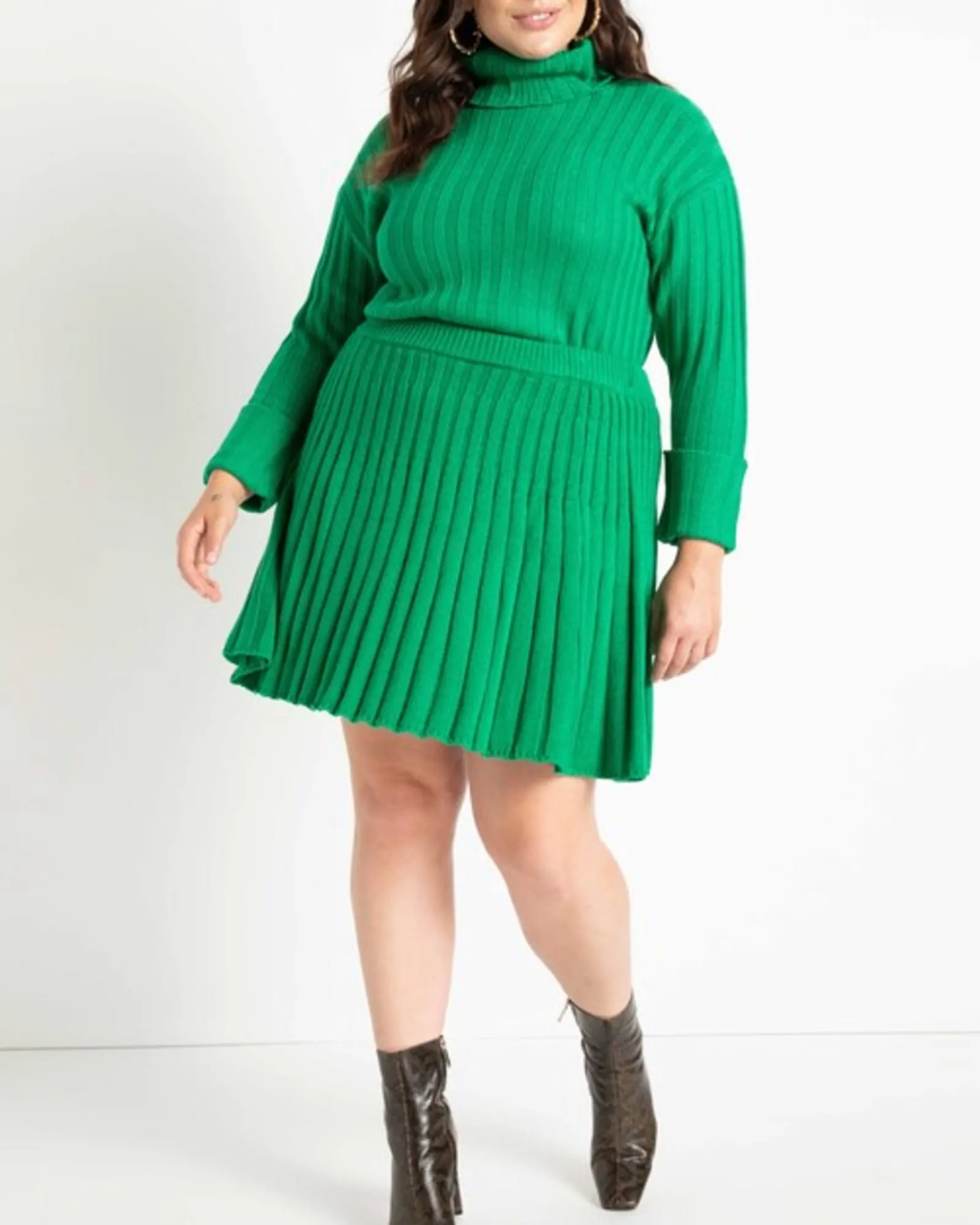 Rachel Mini Sweater Skirt | Jolly Green